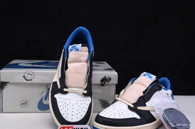 Cheap TB DM7866-140 x Travis 1 Air Fragment Jordan x Scott Retro Design Low 0805